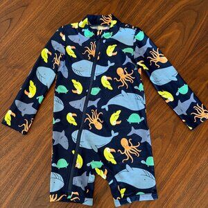 Carter Toddler 2T Boys Swimwear / Swim Suit / Long Sleeve